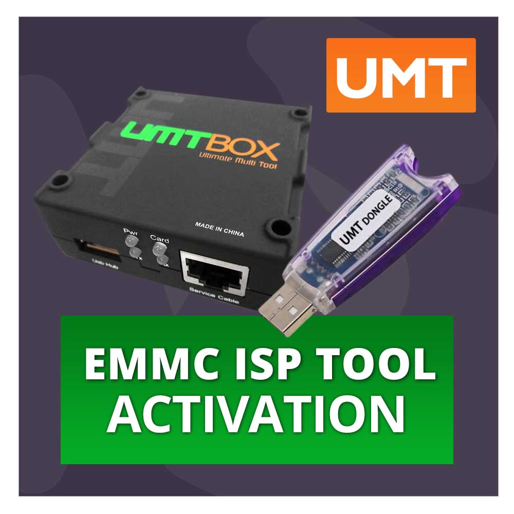 UMT EMMC ISP Tool без резистора работает. Activation tool